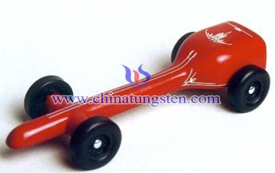 Foto de masilla de tungsteno para auto Pinewood Derby